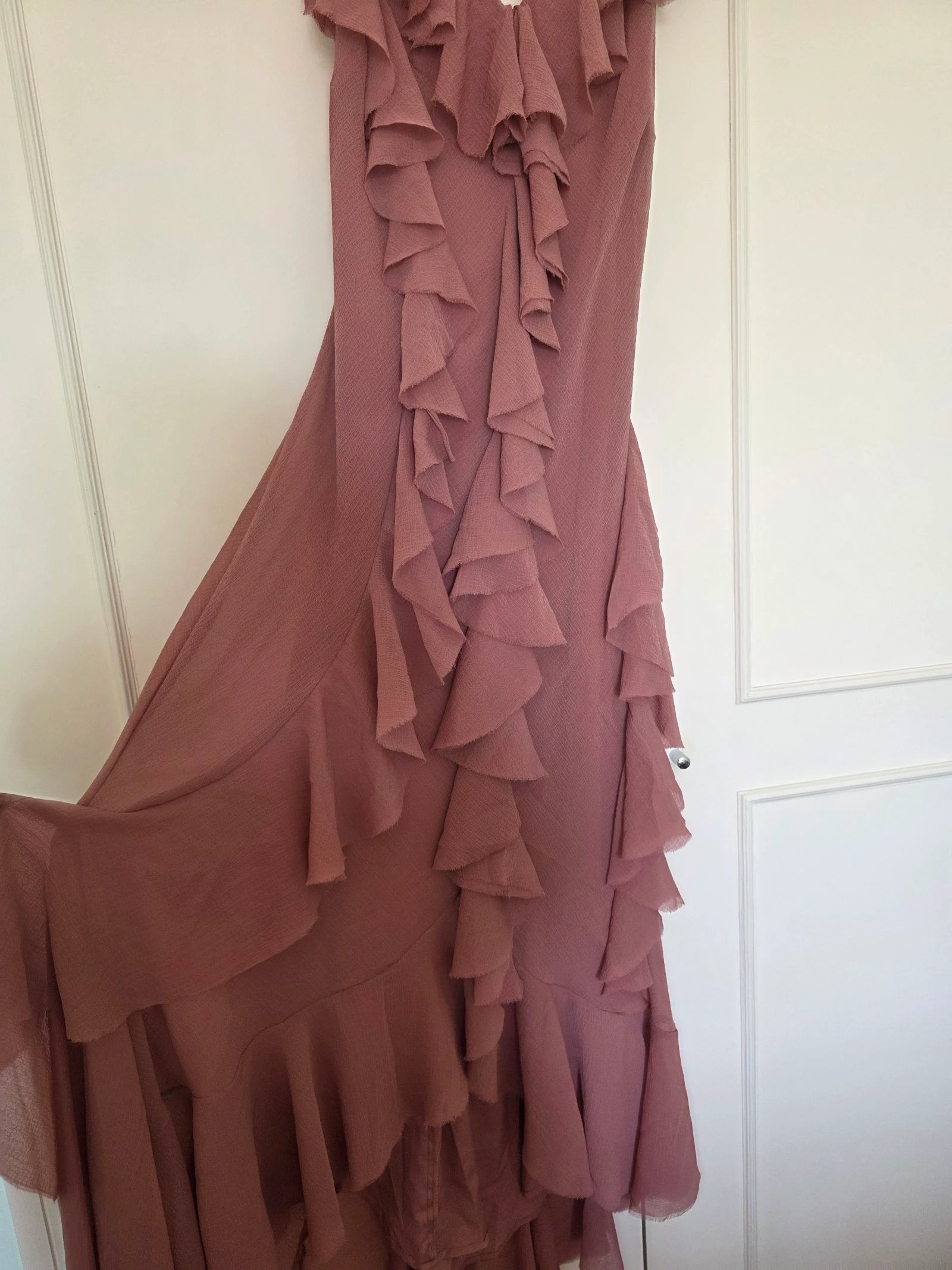 Vestido Folhos Rosa Novo | Asos |T.46  – photo 3